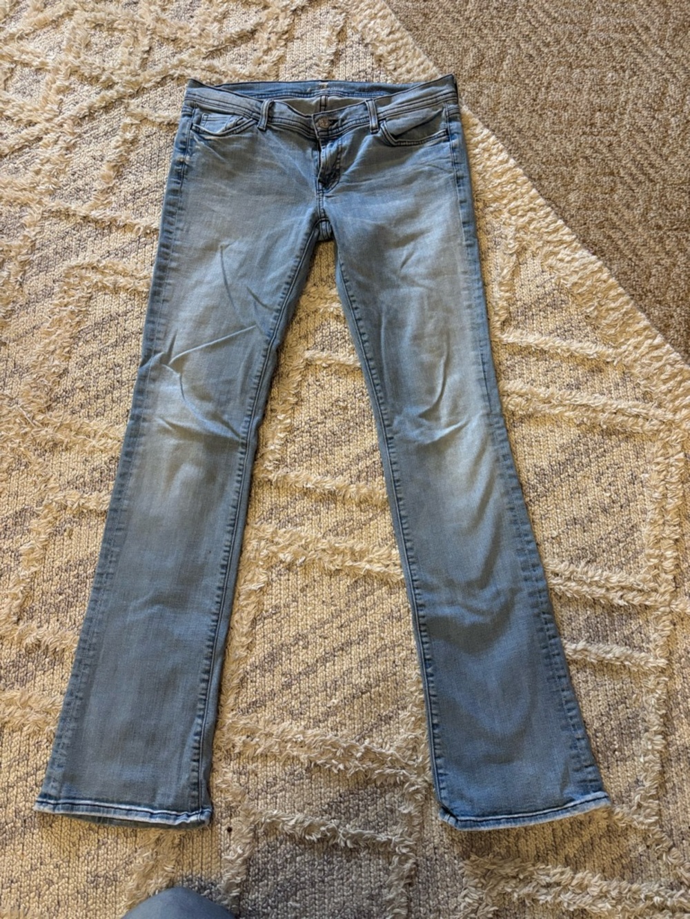 7 For All Mankind Light Blue Denim Jeans